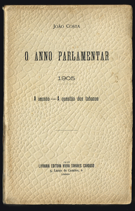 O ANNO PARLAMENTAR 1905 - A Sess�o - A quest�o dos tabacos